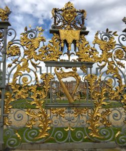 Golden gates at Hampton Court Palace